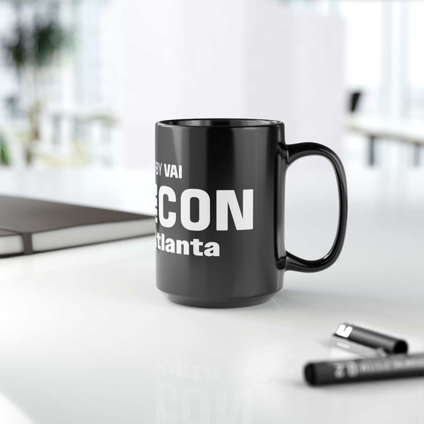 "VERTICON 2026 Atlanta" Black 15oz. Ceramic Mug