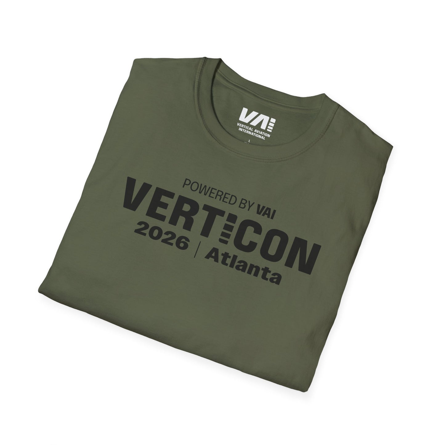 "VERTICON 2026 Atlanta" Unisex Military Green T-Shirt