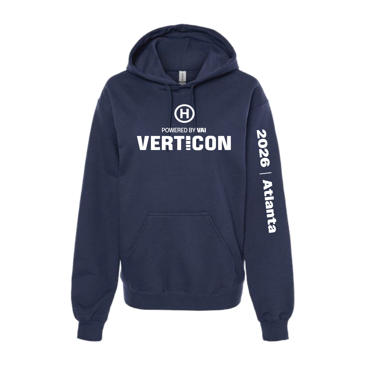 VERTICON 2026 Atlanta - Powered by VAI Event Navy Hoodie