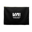 "VAI Apply Before Flight" Black Zippered Cosmetic Pouch
