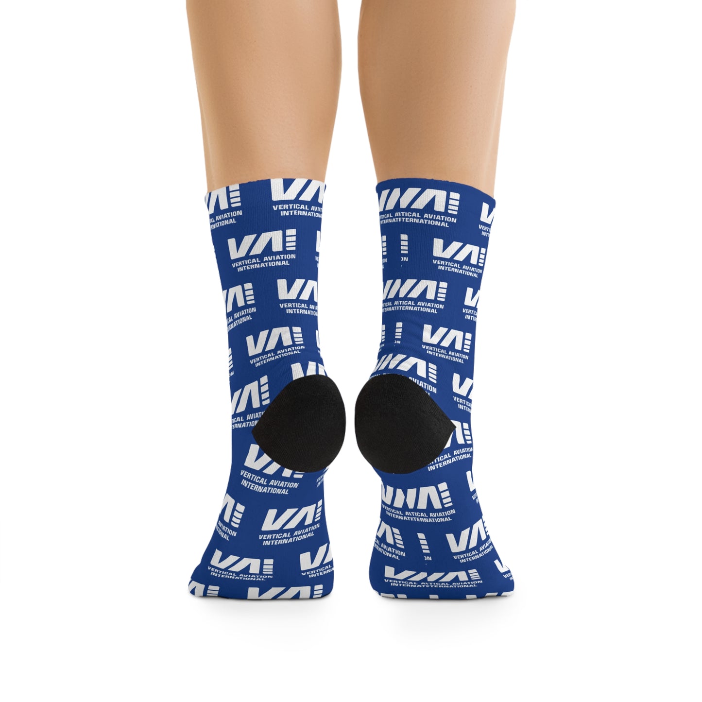 Socks - Royal Blue with VAI All Over Print