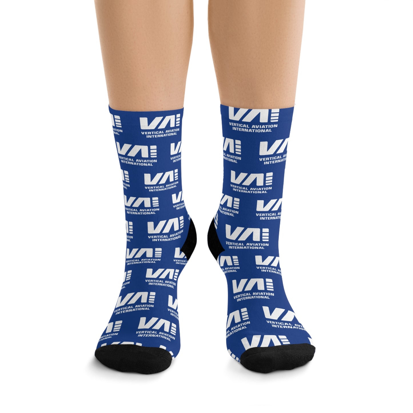 Socks - Royal Blue with VAI All Over Print