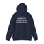 Navy Blue "Approach From Front" Pullover Hood Sweatshirt