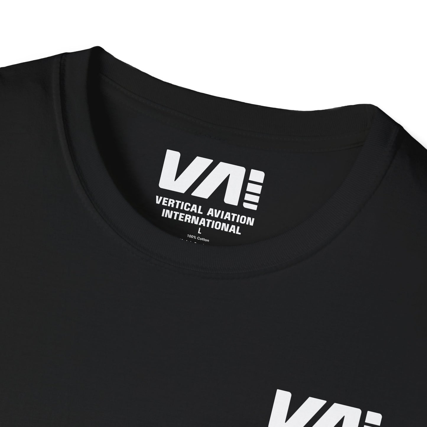 Unisex "VAI - Approach From Front" Black T-Shirt