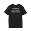 Unisex "VAI - Approach From Front" Black T-Shirt