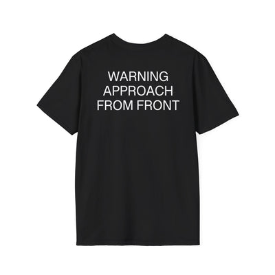 Unisex "VAI - Approach From Front" Black T-Shirt