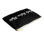 "VAI Apply Before Flight" Black Zippered Cosmetic Pouch
