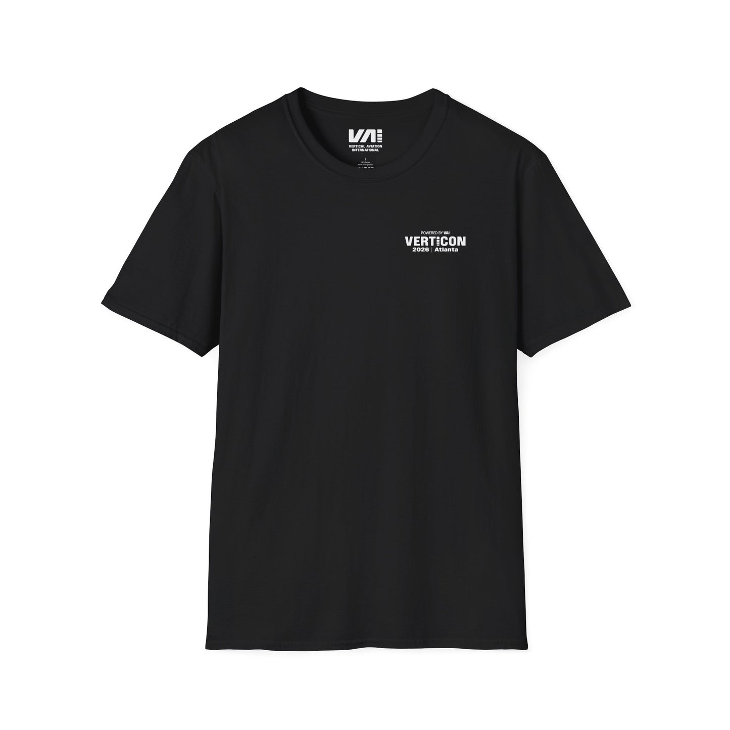 Unisex "VERTICON Atlanta 2026" Black Cotton Tee