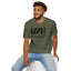 Unisex "VAI Black" Military Green Cotton Tee