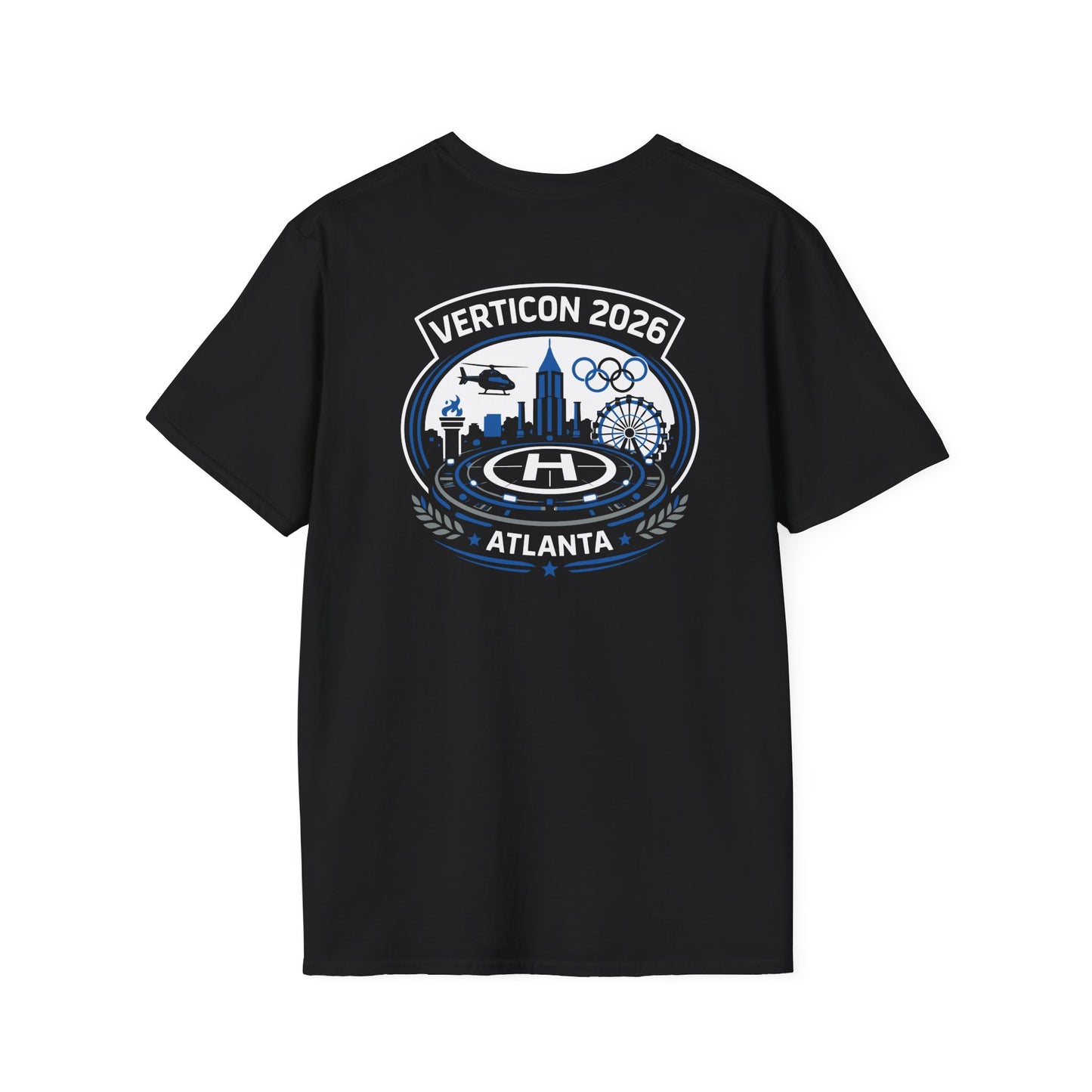 Unisex "VERTICON Atlanta 2026" Black Cotton Tee