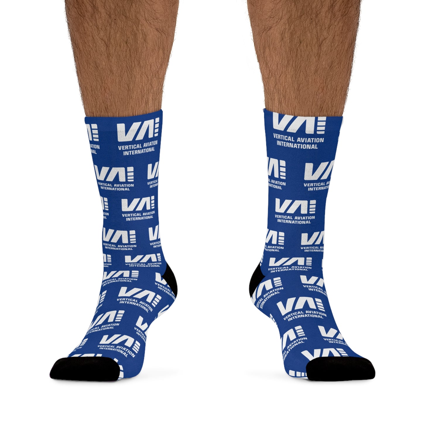 Socks - Royal Blue with VAI All Over Print