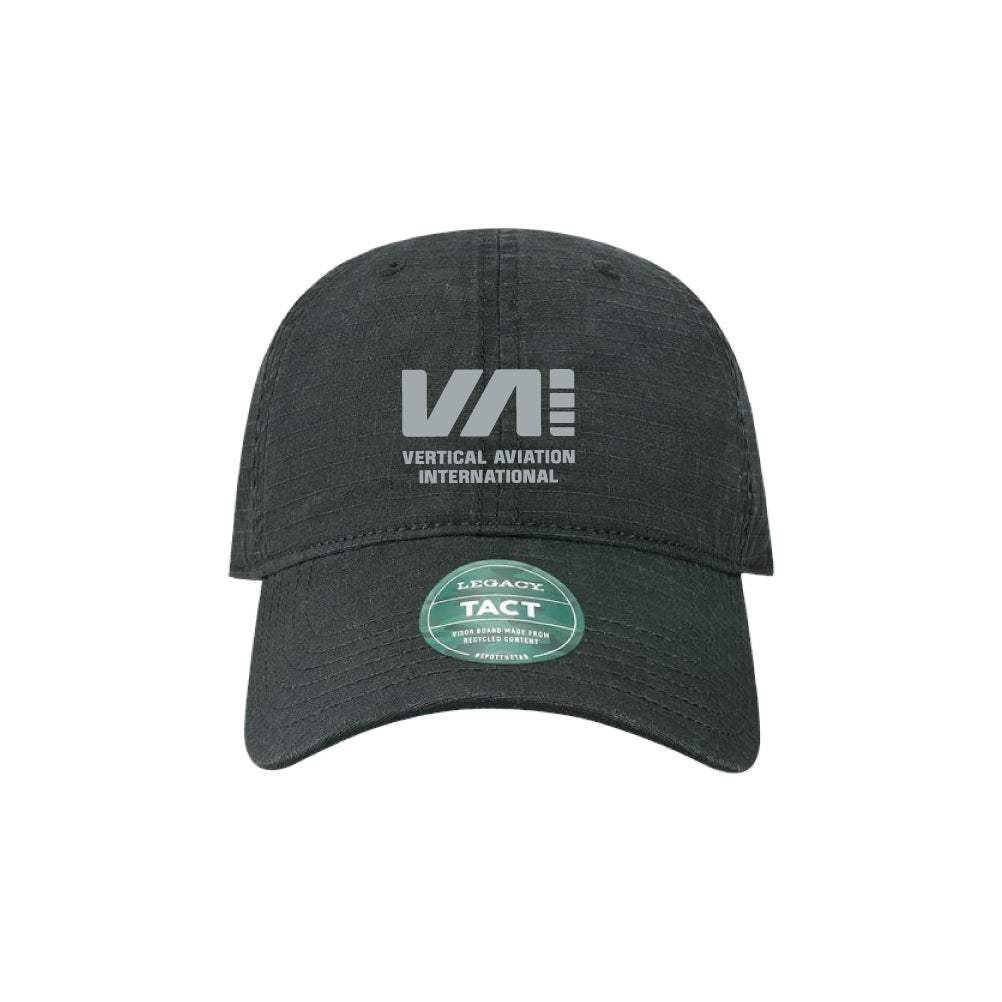 VAI Black Tacticool Ripstop Cotton No Button Hat
