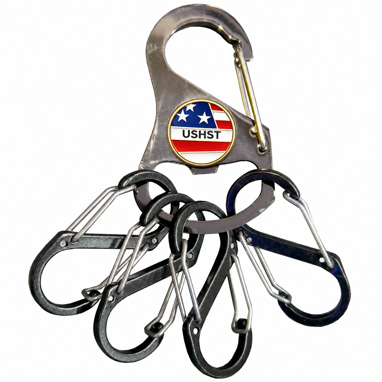 "It's OKAY to STAY" USHST Multi-Carabiner Clip
