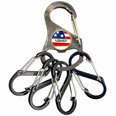 "It's OKAY to STAY" USHST Multi-Carabiner Clip