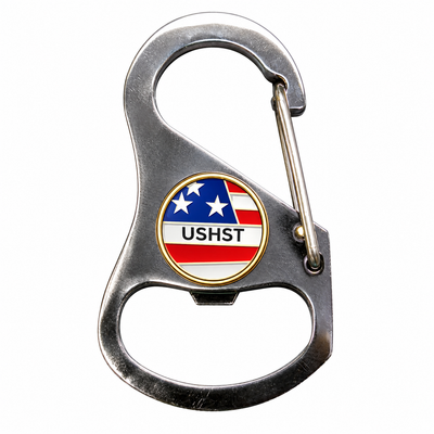 "It's OKAY to STAY" USHST Multi-Carabiner Clip
